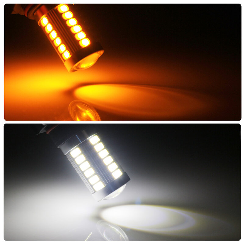 AIEO-lámpara antiniebla para coche PSX24W PS24W LED H16 5202 5201, Bombilla automática, Chip 5670 33 SMD 600LM 3000K blanco 6000K, 1 año de garantía