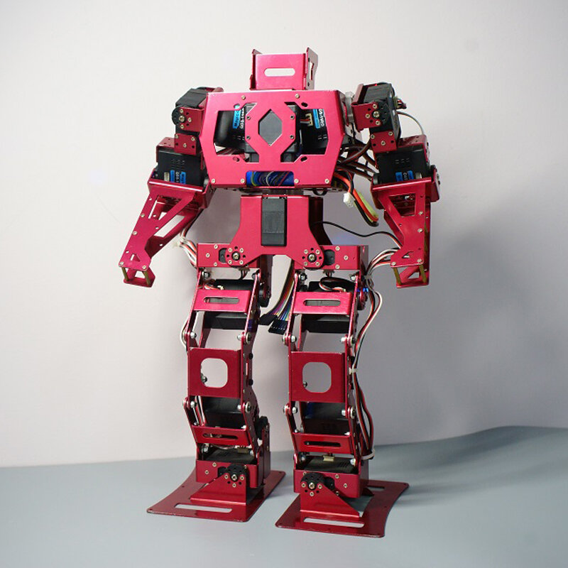 Per il programma Arduino Robot bipede in metallo 15 Dof con sterzo digitale Robot umanoide combattimento Robot battaglia telecomandata
