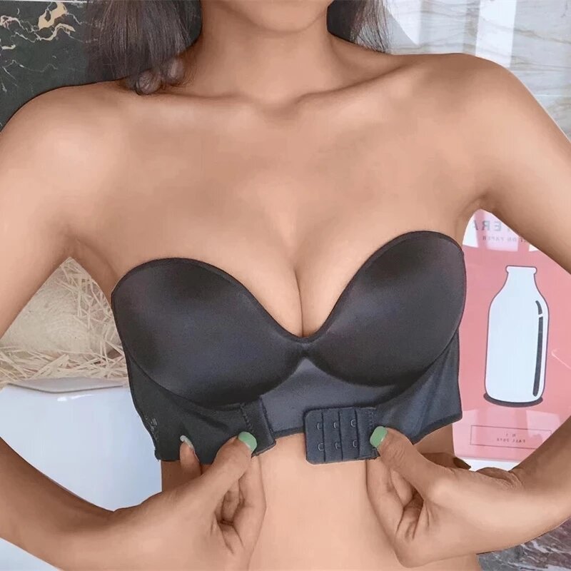 Vor Schließung Sexy Push Up Bh Frauen Unsichtbare Bhs Unterwäsche Dessous für Weibliche Büstenhalter Liebsten Nahtlose Bralette ABC Tasse