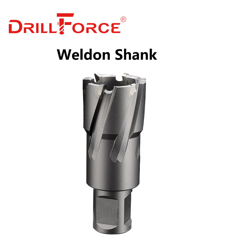 Кольцевая пила Drillforce TCT, Твердосплавный Наконечник из вольфрама, для магнитных дрелей, 12-65 мм x 50 мм