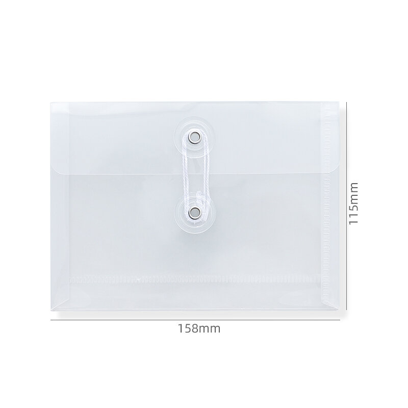 Mini A6 Size File Folder Organizer PP Waterproof Transparent Document Bag for School Office Supplies Stationery