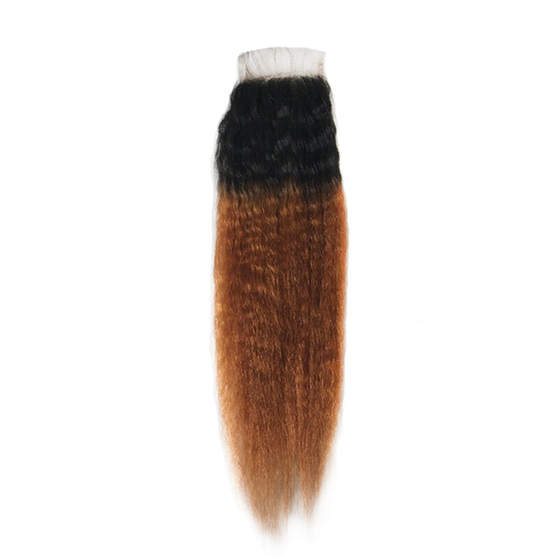 Dreamdianaレミーマレーシア変態ストレートバンドル閉鎖T1B 30焼きの毛100% 人間の髪のバンドル閉鎖