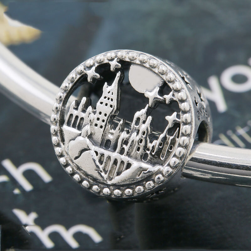 2020 new free shipping potter style School of Witchcraft  Hogwarts Express  bead fit Pandora charms silver 925 Original bracelet