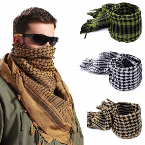 Nowa kolekcja moda mężczyźni lekki plac odkryty szal wojskowy arabski taktyczne pustynia armia Shemagh KeffIyeh Arafat szalik