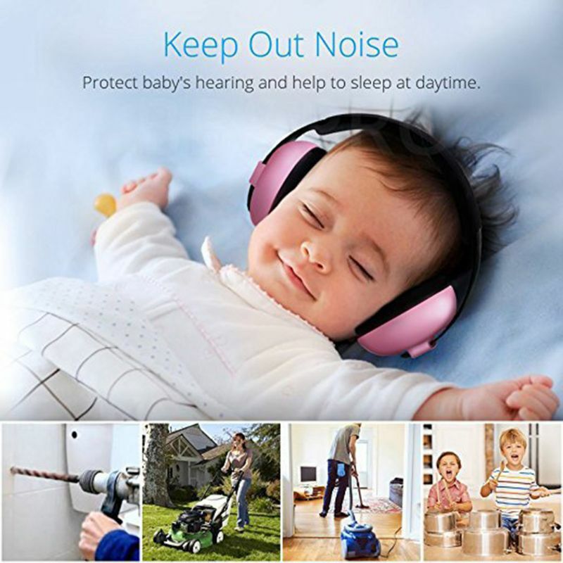Kind Baby Gehoorbescherming Veiligheid Oorwarmers Kids Noise Cancelling Hoofdtelefoon M5TB
