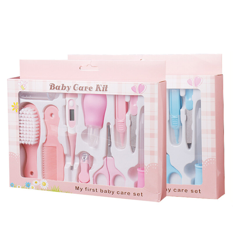 Bebê manicure conjunto seguro do bebê tesoura conjunto para manicure unhas ferramentas kit de higiene cortadores de unhas do bebê conjunto tesoura para recém-nascidos
