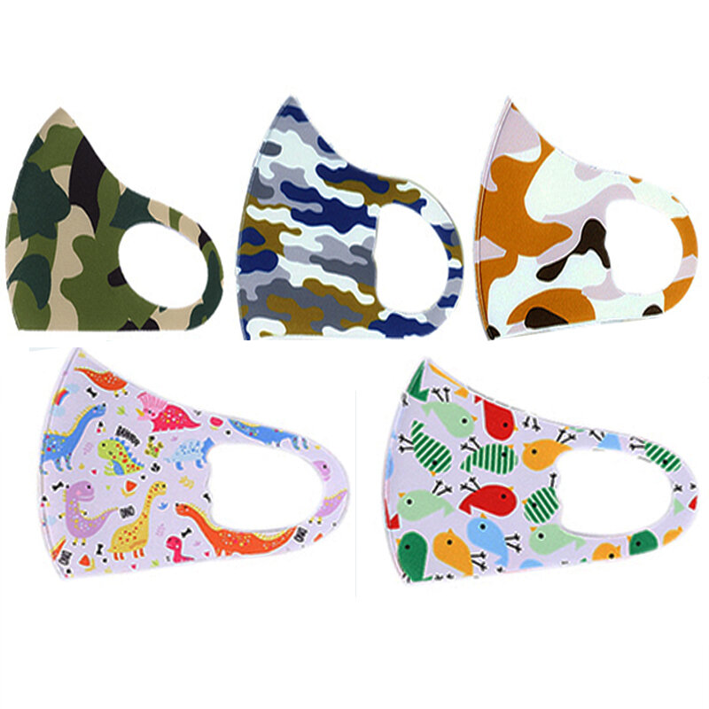 Детские маскарадные маски для рта, многоразовые моющиеся маски для рта, для детей и студентов, для детей, для детей