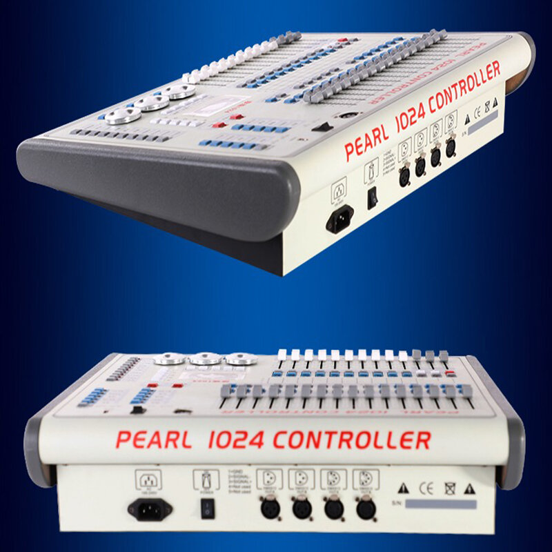 Mini Pearl Stage Light Console, controlador DMX, DJ Stage Efeito Luz, LED Par Beam, movendo a cabeça, 1024 DMX 512, XLR-3