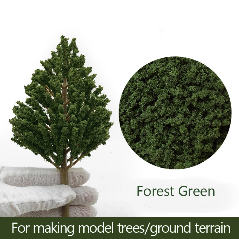 30g 3-5mm Model drzewa w proszku miniaturowe drzewo architektoniczne w proszku do skali Diorama materiał do produkcji ogrodu gąbka gruntowa