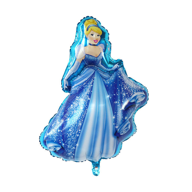 5 pezzi grande palloncino principessa Disney 90*55cm biancaneve cenerentola Elsa Air Globo decorazioni per feste di compleanno per ragazze giocattoli per bambini regalo
