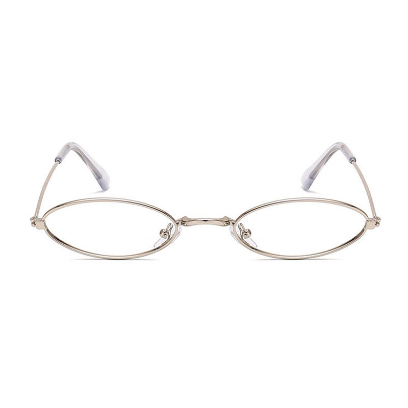 작은 원형 안경테, 여성 남성 안경, 레트로 근시 광학 프레임, 금속 투명 렌즈, 블랙 실버 골드 안경, Oculos