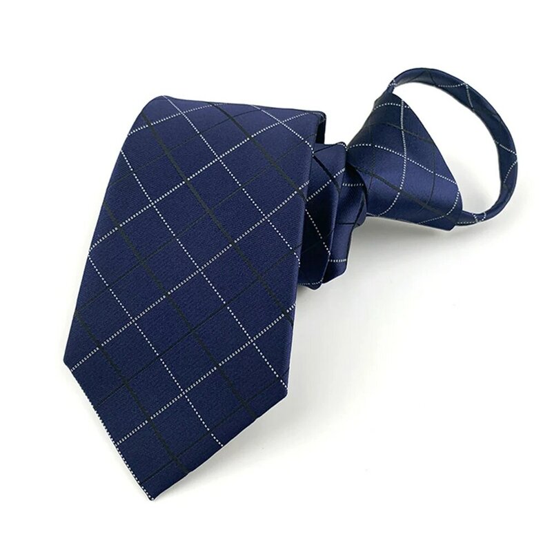 Cravatta con cerniera papillon matrimonio classico floreale a righe Paisley cravatta per uomo donna cerniera pre-legata cravatta nera 7cm per cravatta regalo