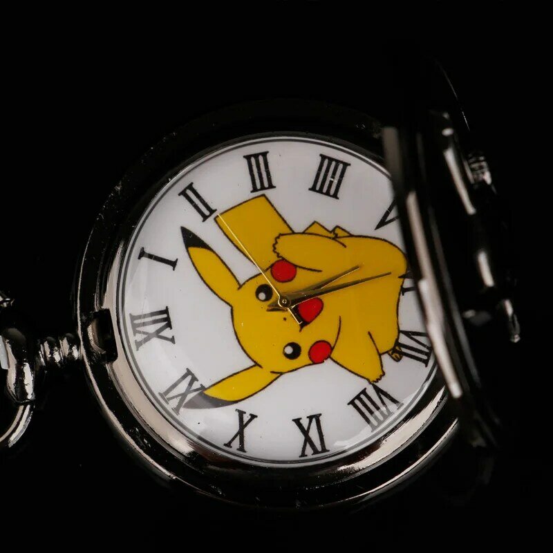 อะนิเมะน่ารักสร้อยคอนาฬิกาควอตซ์ผู้ชายและผู้หญิงของขวัญอะนิเมะนาฬิกาจี้นาฬิกานาฬิกา