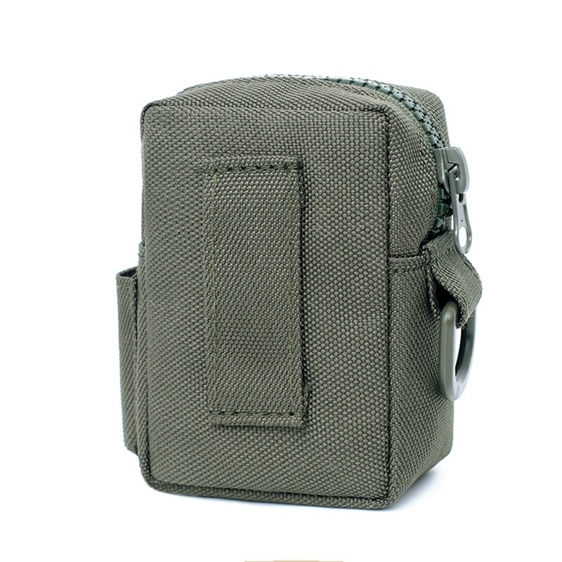 New Outdoor Multi-function Square Wallet Purses Waterproof Sports Zipper Card Key Holder Change Coins Pocket Sack New