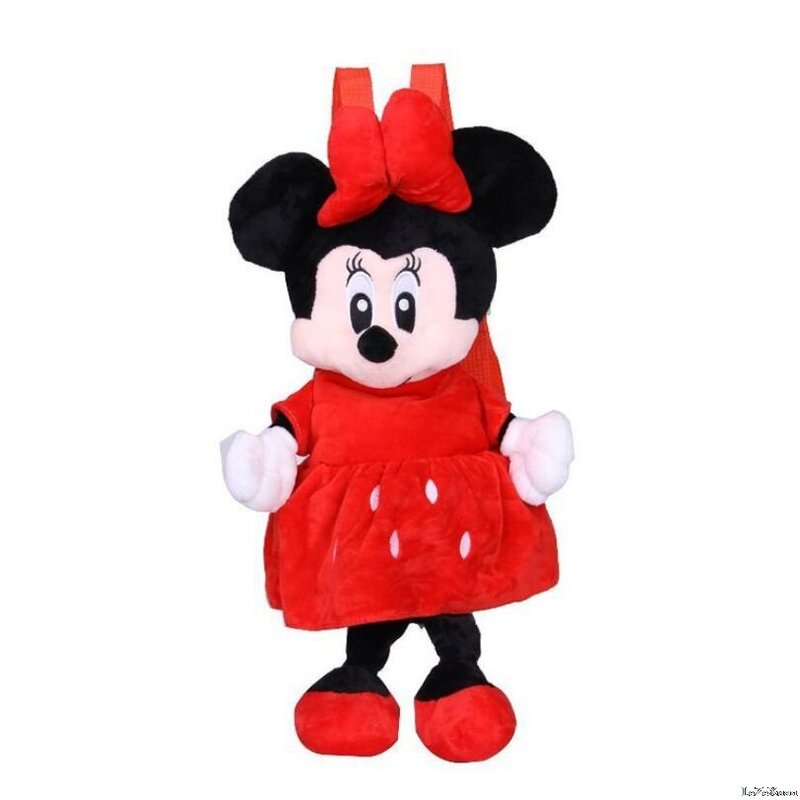Disney Mickey Mouse Plush Hello Kitty mochila De felpa para niños, juguetes escolares regalos para niños niño niña bebé estudiante bolsas mochila