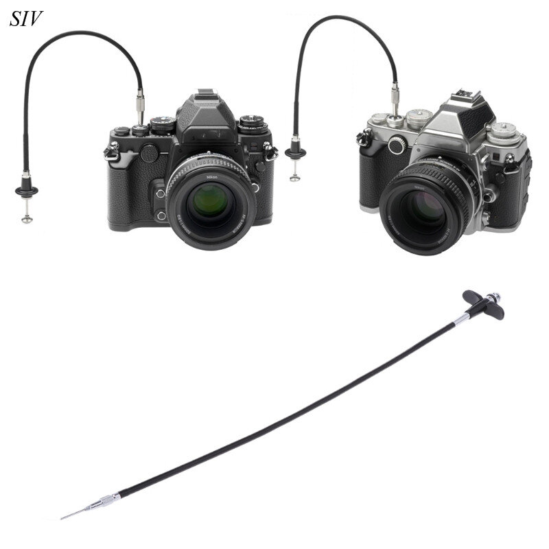 Cable de liberación de obturador de cámara, Cable de obturador mecánico Universal para cámaras de película, 40/70/100cm, 1 ud.