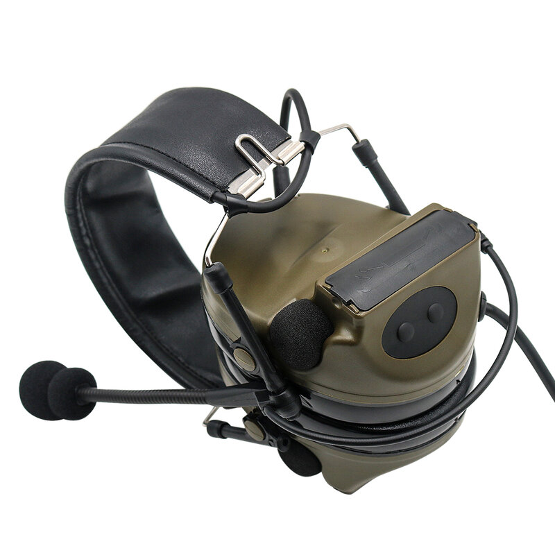 Elektroniczny zestaw słuchawkowy Airsoft Comtac II taktyczny zestaw słuchawkowy wojskowy Airsoft redukcja szumów Pickup ochrona słuchu słuchawki FG