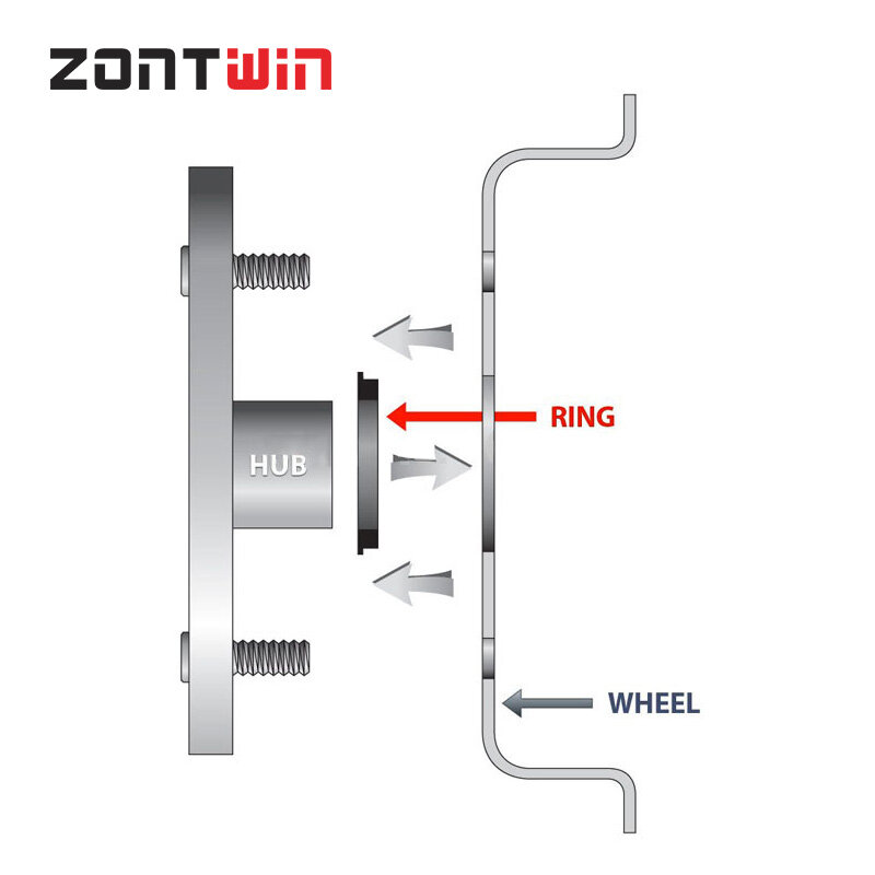 4pcs Car Aluminum Hub Rings Hub Centric Rings Wheel Bore 73.1-66.45 73.1-66.6 73.1-70.3 73.1-72 73.1-72.6 70.1-56.6 76.1-70.5mm