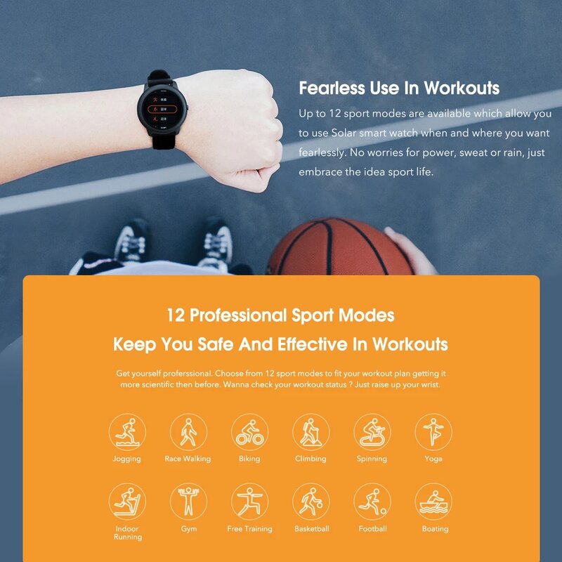 Haylou Solar Smart Uhr LS05 Globale Version 12 Sport Modi Metall Herz Rate Schlaf Monitor Wasserdichte iOS Android