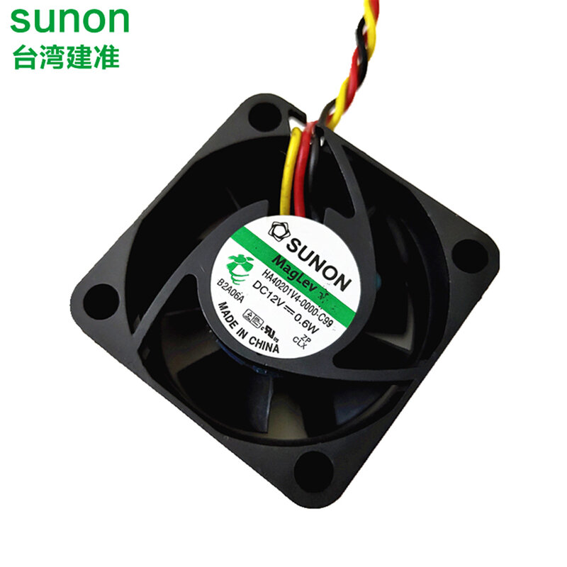 Sunon Maglev HA40201V4-0000-C99 – ventilateur Super silencieux, 4CM, 40x40x20MM, 4020 cc, 12V, 0.6W, 2 pièces