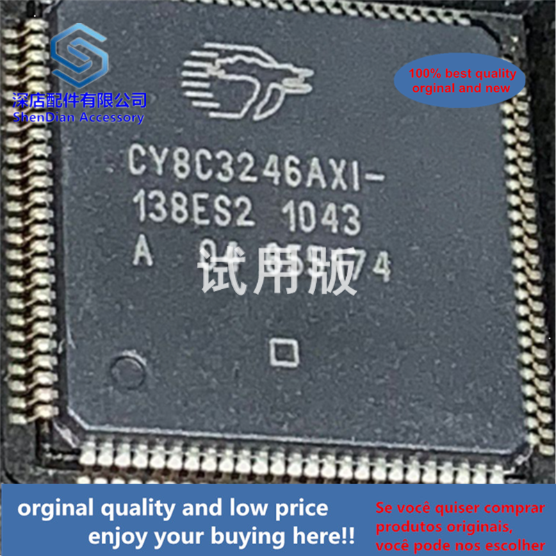 1 pces 100% qualidade original novo CY8C3246AXI-138 cypress qfp CY8C3246AXI-138ES2 melhor qualtiy