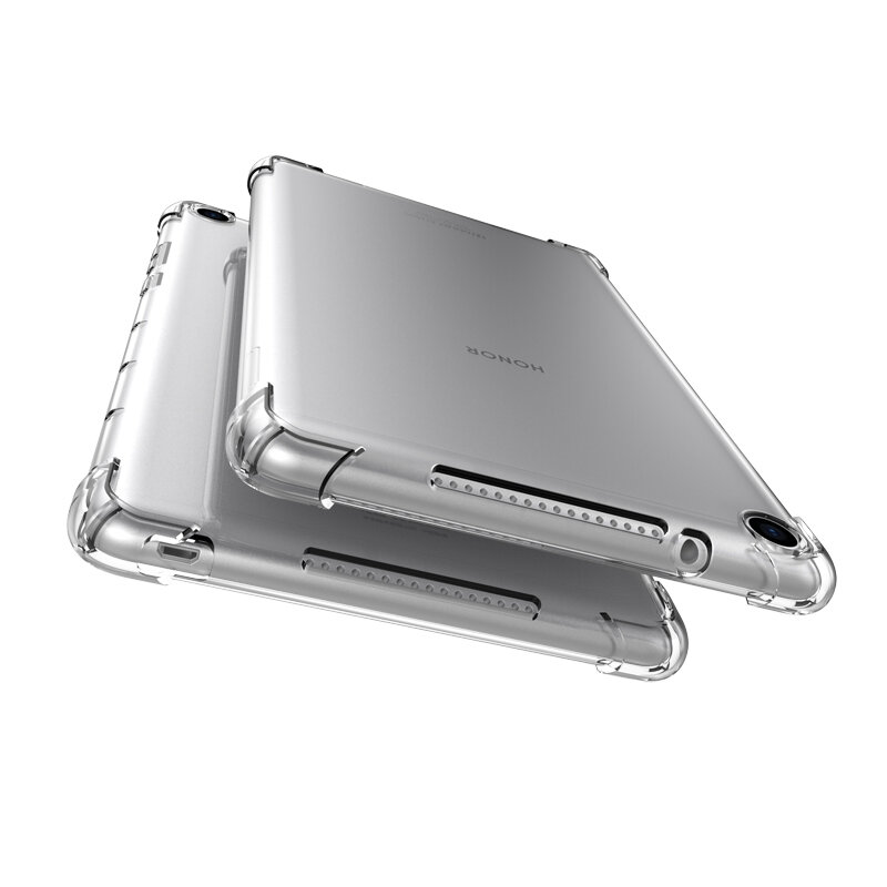 Huawei MediaPad M6 용 충격 방지 커버 8.4 인치 VRD-W09 VRD-AL09 케이스 TPU 실리콘 투명 커버 Coque Fundas