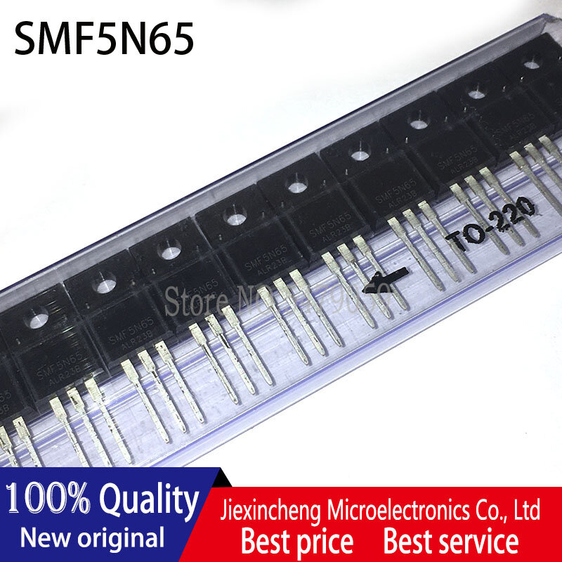 Transistor MOS original, nuevo, 5 piezas, SMF4N60, LND2N60, SMF5N65, PSA04N65B, SMF5N60, LND2N65, TO220F