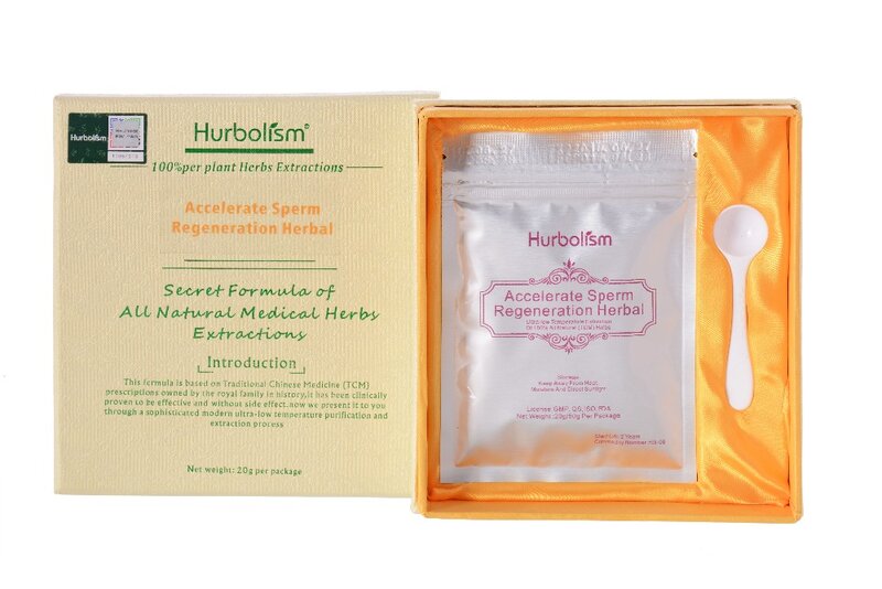 Hurbolismo nuevo polvo Herbal para acelerar la regeneración de los espermas, promover la cantidad y actividad de los espermas, tratar la fertilidad masculina.