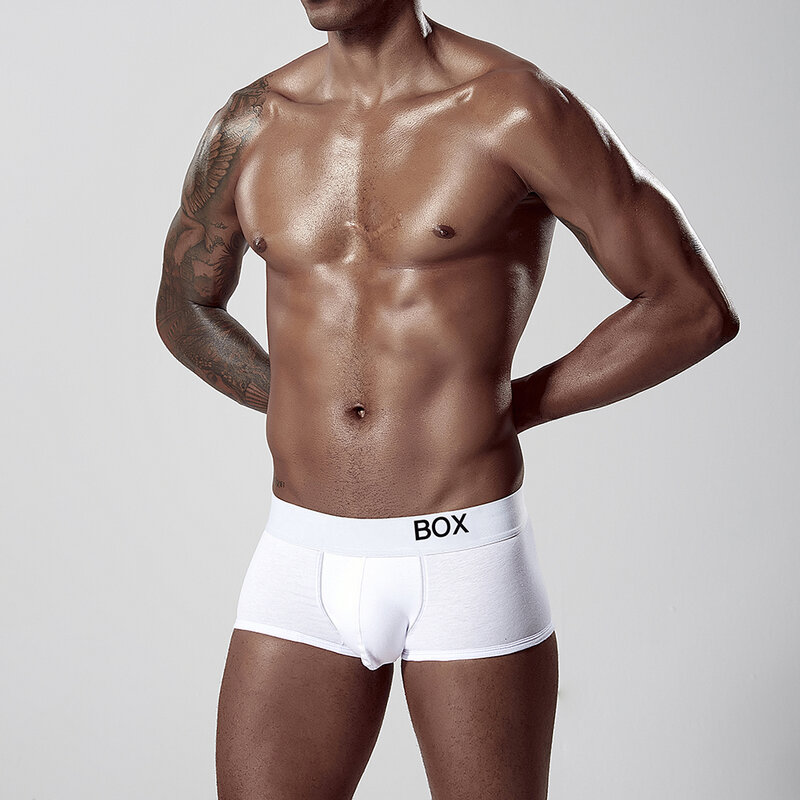 Трусы-боксеры ORLVS мужские, пикантное нижнее белье, шорты с 3D мешочком, шорты, нижнее белье