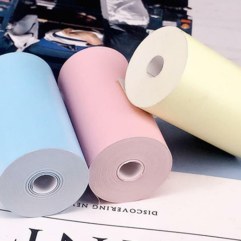Etiquetas térmicas adhesivas para máquina Paperang P1, papel de impresión fotográfica, 57x30mm