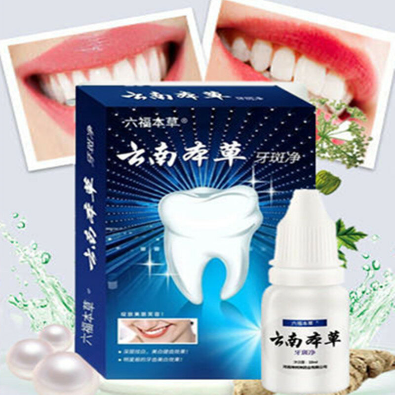 2 sztuk Herb proszek do wybielania zębów Oral Cleansing Hygiene umiarkowane Serum usuń plamy płytki antybakteryjne żel narzędzia stomatologiczne