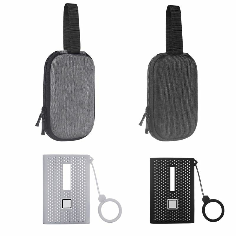 EVA Lagerung Schutzhülle + Silikon Abdeckung für Samsung T7 Touch SSD Externe Solid State Drives Durchführung Fall Tasche