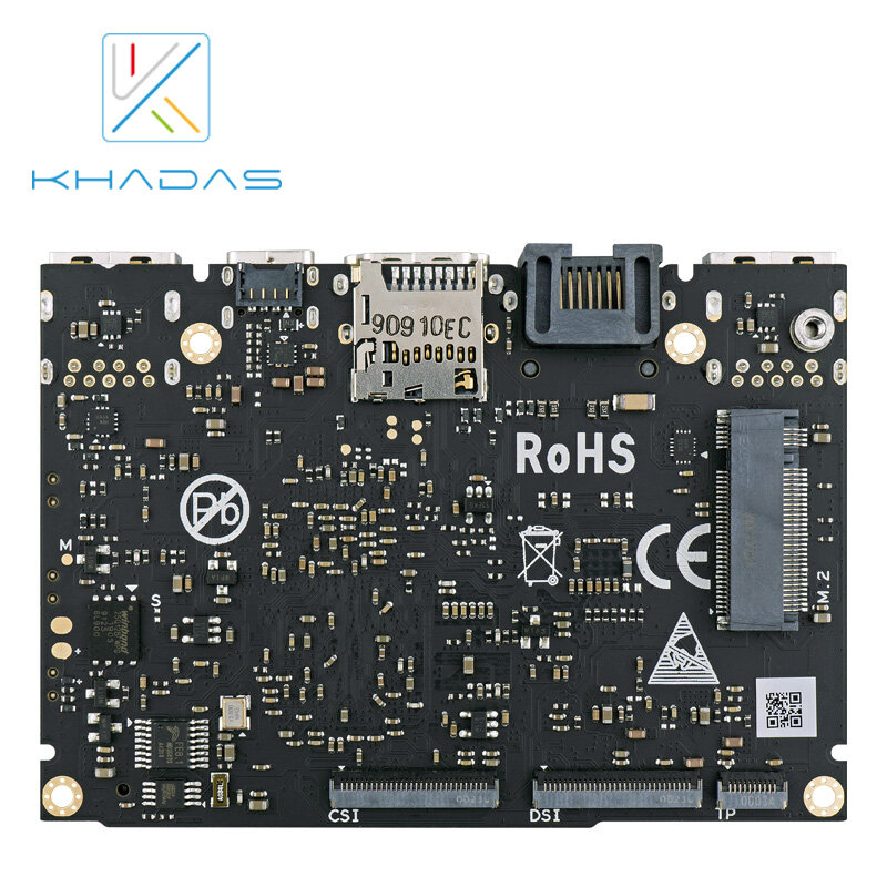 Khadas viv3 Computer a scheda singola 4GB/2GB LPDDR4X Amlogic A311D SoC 16/32GB muslimemmc supporto 5.0 NPU 4K @ 60fps M.2 Slot OOWOW 2 CSI