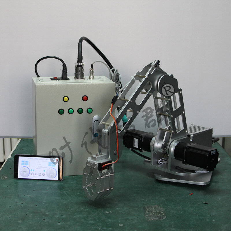 2.5kg duże obciążenie 3 osiowy przemysłowy ramię robota Manipulator ramię robota rozpiętość 580mm mobilny obsługa przez aplikację w telefonie 3 DOF