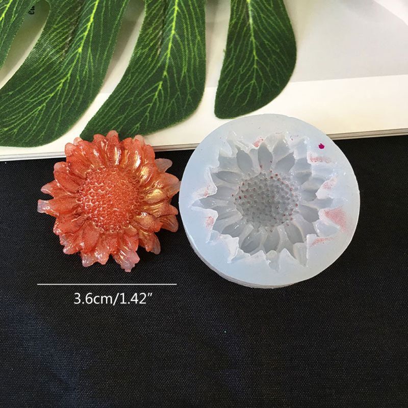 10 Kiểu 3D Hoa Khuôn Silicon Nhựa Camellia Hoa Mẫu Đơn Daisy Hoa Sen Mặt Dây Chuyền Jewlery Dụng Cụ Làm Nhựa Dính Khuôn