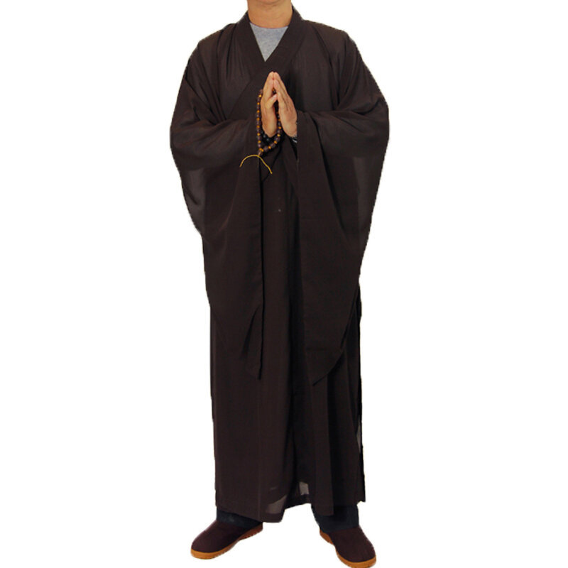 Robe bouddhiste Zen 5 couleurs, Robe de méditation de moine, uniforme d'entraînement, costume, ensemble de vêtements bouddhistes