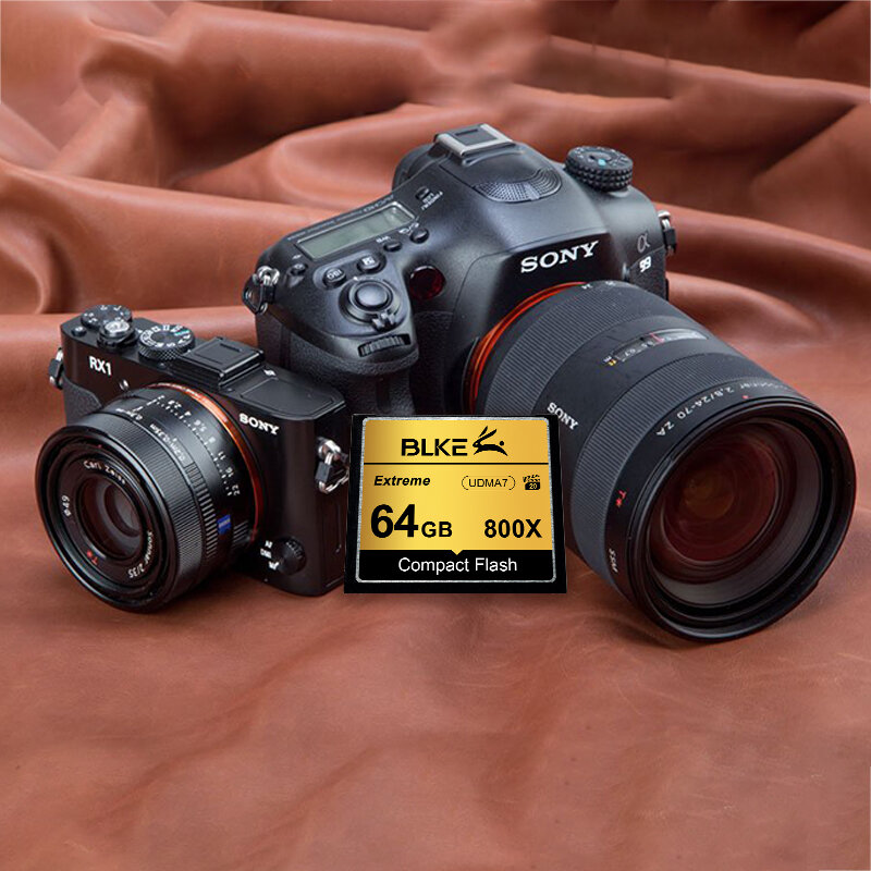 Karta pamięci BLKE 128GB 64GB karta 32G 16G CF ekstremalnie szybka kompaktowa karta Flash UDMA7 Full HD wideo do aparatu Canon Nikon