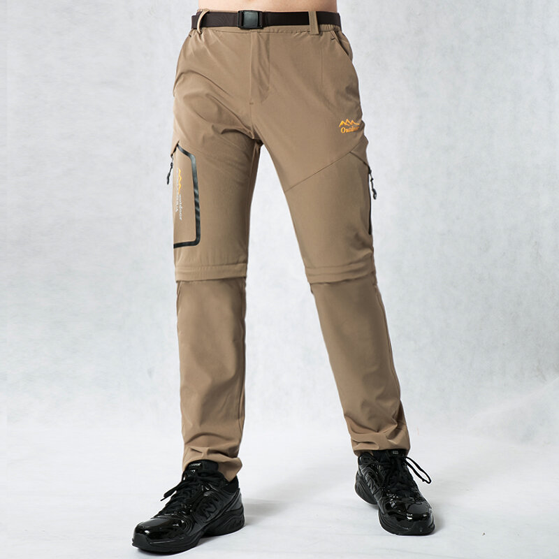 Брюки TRVLWEGO мужские туристические, тонкие эластичные водонепроницаемые быстросохнущие УФ-защищенные штаны для походов и отдыха на открытом воздухе, на лето