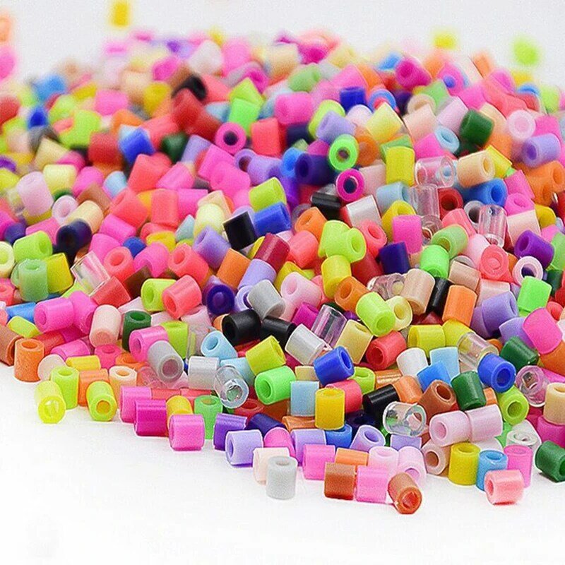 200pcs/bag 5.0 mm Hama Beads Diy Puzzles Kids Fun DIY Handmaking Intelligence Educational High Quality Gift Toys Iron Beads