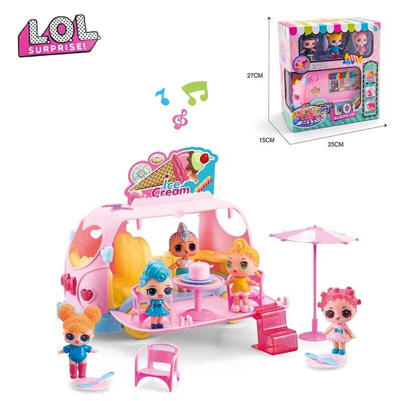 LOL Surprise Doll Original lols dolls Surprise Airplane Toys Anime Figures Plane Model Collection DIY Birthday Gifts for Girl