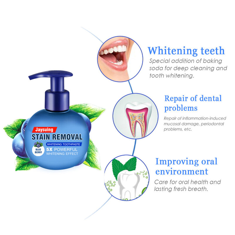 Pasta de dentes bicarbonato de sódio remover mancha branqueamento creme dental luta gengivas pasta de dentes nova zelândia pasta dental