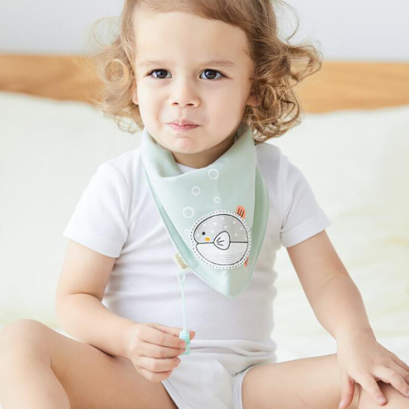 Babero de bebé babero de alimentación baberos bandana de algodón paño de eructo infantil Saliva toalla bebé comiendo accesorio suave CZJ007