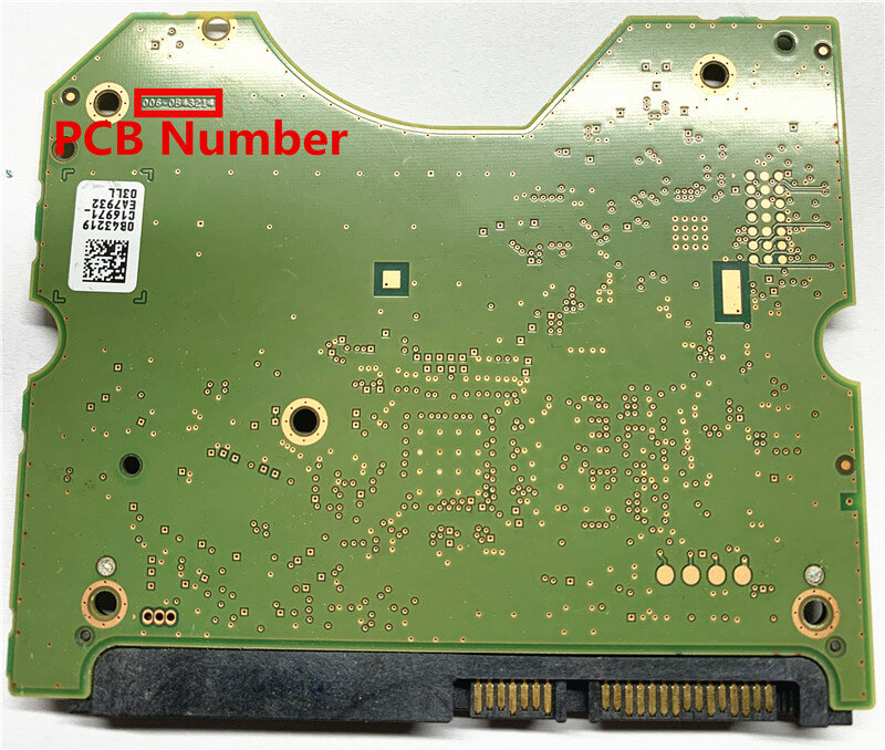 Western digital – disque dur de bureau 0B43214, circuit imprimé No.,/0B43219