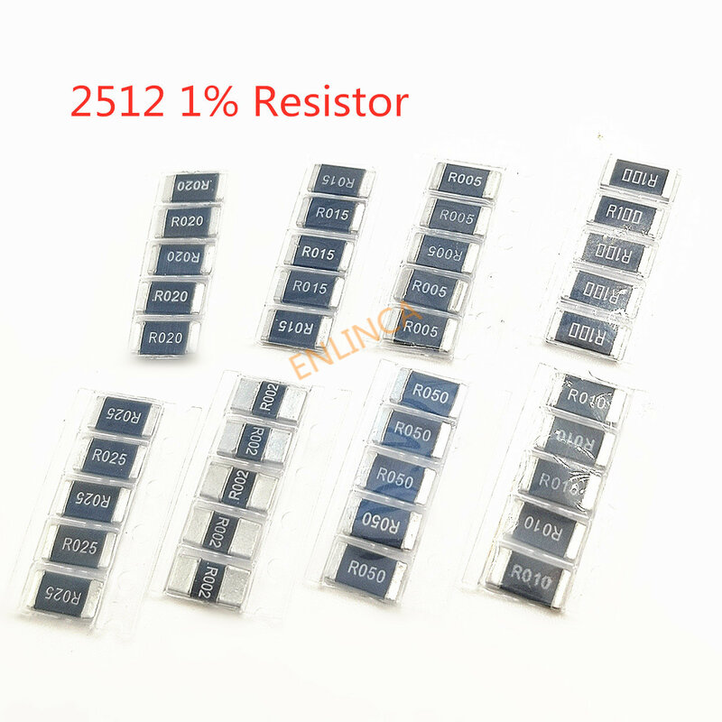 Original 50 Pçs/lote liga de Chip resistor 2512 0.012R 12mR R012 2W 1%