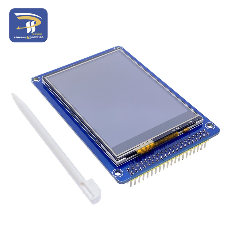 3.2 "Tft Lcd Touch Kleurenscherm Module + 3.2 Inch Shield Adapter Board + Mega2560 Mega 2560 R3 CH340 met Usb Voor Arduino Kit