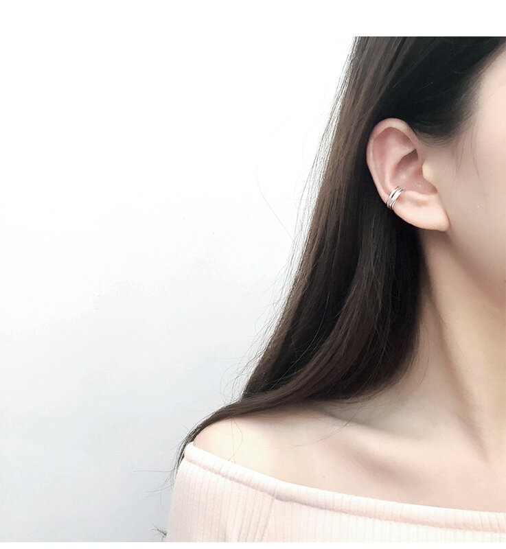 REETI 925 Sterling Silver Clipบนต่างหูหูข้อมือสำหรับผู้หญิงโดยไม่ต้องเจาะเครื่องประดับต่างหู