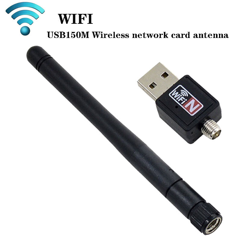 802,11 n Fahrer freies 150m / USB drahtlose netzwerk karte rtl8188 externe antenne WiFi sender empfänger drahtlose netzwerk karte