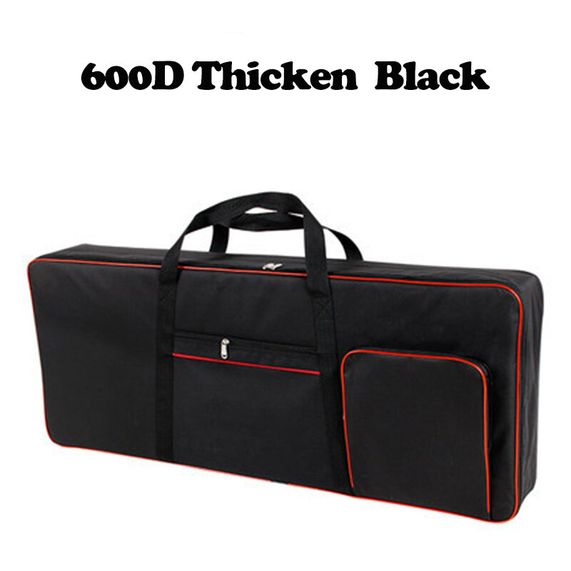 두꺼운 나일론 61 키 키보드 가방, 악기 키보드 가방, 전자 피아노 커버 케이스, 600D