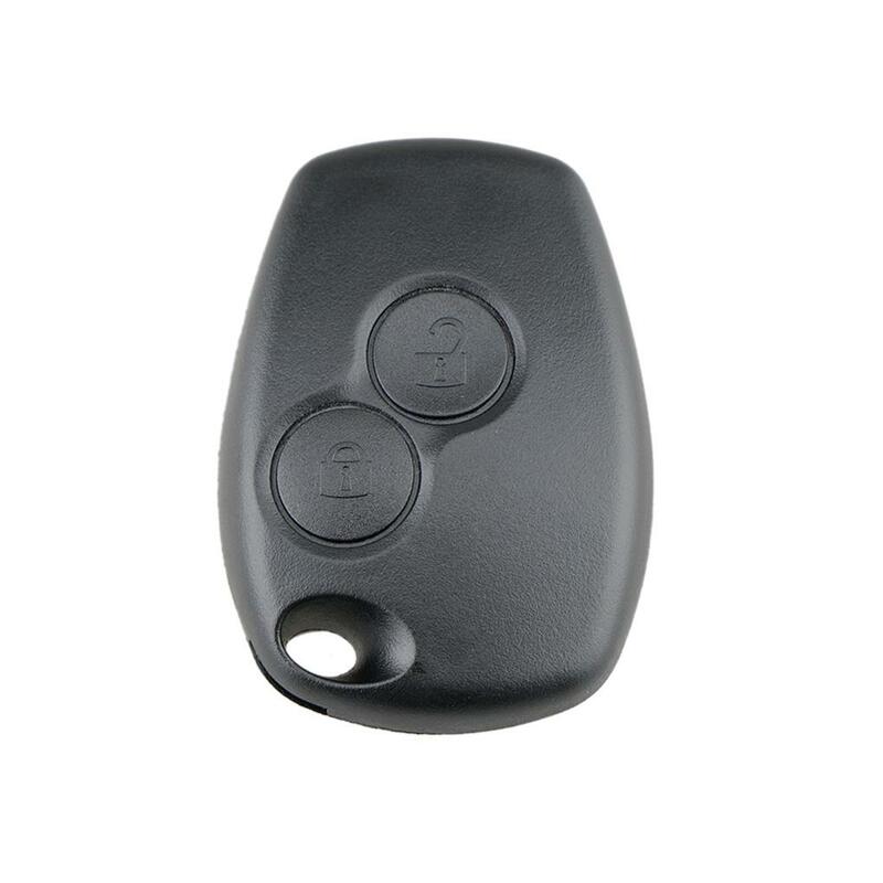 2 tasten Auto Schlüssel Shell Remote-Fob Abdeckung Fall Blank Fob Für Renault Dacia Modus Clio 3 Twingo Kangoo 2 keine Logo