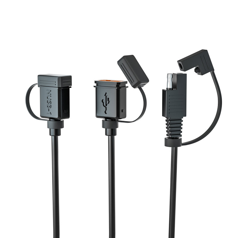 รถจักรยานยนต์USB Fast Charger SAE To USB Adapterถอดปลั๊กกันน้ำ36W QC3.0 Quick Charge 3.0ในตัวสมาร์ทชิป
